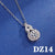 1 Piece Copper Round Water Droplets Heart Shape