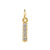 1 Piece Copper Zircon 14K Gold Plated Inlay Polished Pendant Chain