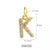 1 Piece Copper Zircon 14K Gold Plated Inlay Polished Pendant