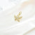 1 Piece Copper Zircon 18K Gold Plated Clouds Tree Starfish Polished Pendant