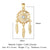 1 Piece Copper Zircon 18K Gold Plated Cross Dreamcatcher