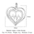 1 Piece Copper Zircon 18K Gold Plated Cross Heart Shape Crown