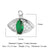 1 Piece Copper Zircon 18K Gold Plated Eye