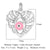 1 Piece Copper Zircon 18K Gold Plated Heart Shape Eye Wings