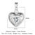 1 Piece Copper Zircon 18K Gold Plated Heart Shape Rose