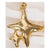 1 Piece Copper Zircon 18K Gold Plated Star Moon Pendant