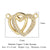 1 Piece Copper Zircon 18K Gold Plated Starfish Lotus Butterfly