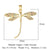 1 Piece Copper Zircon 18K Gold Plated Sun Crown Butterfly