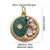 1 Piece Copper Zircon Color Block Pendant