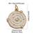 1 Piece Copper Zircon Color Block Pendant