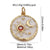 1 Piece Copper Zircon Color Block Pendant