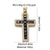 1 Piece Copper Zircon Cross Pendant