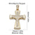 1 Piece Copper Zircon Cross Pendant