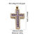 1 Piece Copper Zircon Cross Pendant