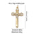 1 Piece Copper Zircon Cross Pendant