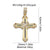 1 Piece Copper Zircon Cross Pendant