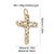 1 Piece Copper Zircon Cross Pendant