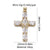 1 Piece Copper Zircon Cross Pendant