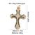 1 Piece Copper Zircon Cross Pendant