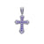 1 Piece Copper Zircon Cross