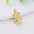 1 Piece Copper Zircon Dog Elephant Pendant