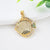 1 Piece Copper Zircon Fish Pendant