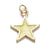 1 Piece Copper Zircon Geometric Star Moon Pendant Chain