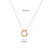 1 Piece Copper Zircon Gold Plated Conch Pendant Chain