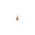 1 Piece Copper Zircon Gold Plated Conch Pendant Chain