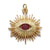 1 Piece Copper Zircon Gold Plated Devil's Eye Pendant