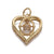 1 Piece Copper Zircon Gold Plated Geometric Pendant