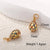 1 Piece    Copper Zircon Gold Plated Sun Letter Star Pendant