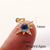 1 Piece    Copper Zircon Gold Plated Sun Letter Star Pendant