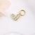 1 Piece Copper Zircon Heart Shape