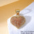 1 Piece Copper Zircon Plating Inlay Polished Pendant