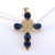 1 Piece Copper Zircon Plating Inlay Polished Pendant