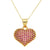 1 Piece Copper Zircon Plating Inlay Polished Pendant