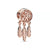 1 Piece Copper Zircon Plating Inlay Polished Pendant