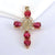 1 Piece Copper Zircon Plating Inlay Polished Pendant