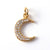 1 Piece Copper Zircon Solid Color Pendant