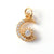 1 Piece Copper Zircon Solid Color Pendant