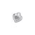 1 Piece Copper Zircon Star Heart Shape