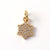 1 Piece Copper Zircon Star Pendant