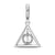 1 Piece Copper Zircon Triangle Animal Round Pendant