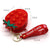 1 Piece Cute Animal Silica Gel Women's Keychain