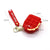 1 Piece Cute Animal Silica Gel Women's Keychain