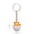 1 Piece Cute Cat Alloy Plastic Unisex Bag Pendant Keychain