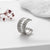 1 Piece Cute Cool Style Geometric Heart Shape Plating Inlay Stainless Steel Zircon 18k Gold Plated Ear Studs