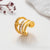 1 Piece Cute Cool Style Geometric Heart Shape Plating Inlay Stainless Steel Zircon 18k Gold Plated Ear Studs