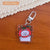 1 Piece Cute Dog Bear Flower Arylic Women's Keychain